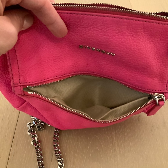 Givenchy Hot Pink Mini Pandora Saks Silver Hardware - Picture 6 of 17